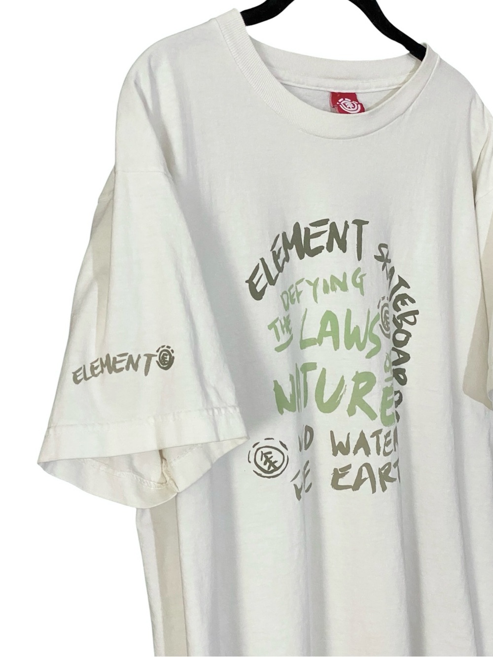 Vintage Element Skateboards T Shirt L 90s Y2K USA Made Skate Grunge Streetwear - Picture 4 of 8